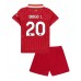 Maillot de foot Liverpool Diogo Jota #20 Domicile vêtements enfant 2024-25 Manches Courtes (+ pantalon court)